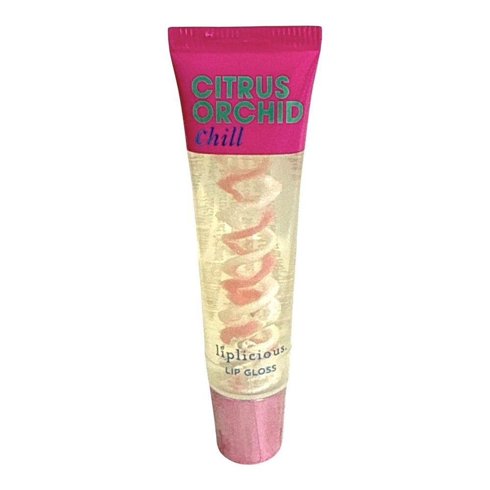 Bath & Body Works Liplicious CITRUS ORCHID CHILL Lip Gloss Lip Balm NEW RARE